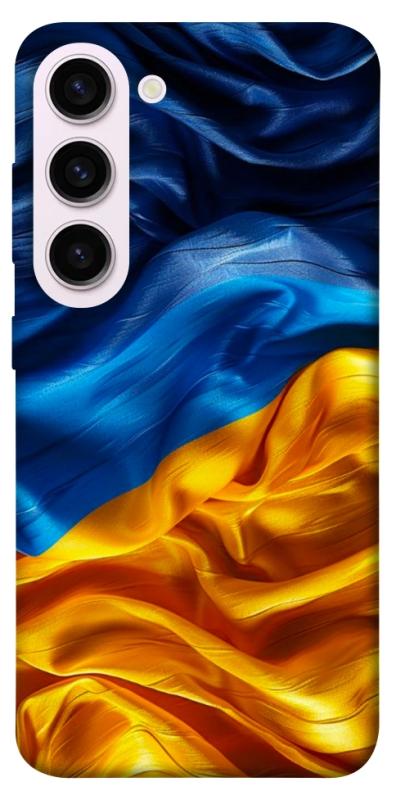 Чохол itsPrint Flag material для Samsung Galaxy S23+, love ukraine, купити оптом з доставкою