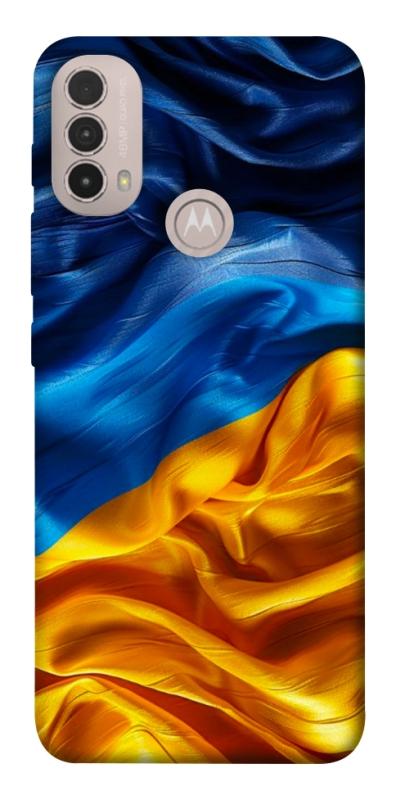 Чохол itsPrint Flag material для Motorola Moto E40, love ukraine, купити оптом з доставкою