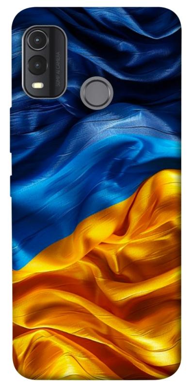 Чохол itsPrint Flag material для Nokia G11 Plus, love ukraine, купити оптом з доставкою