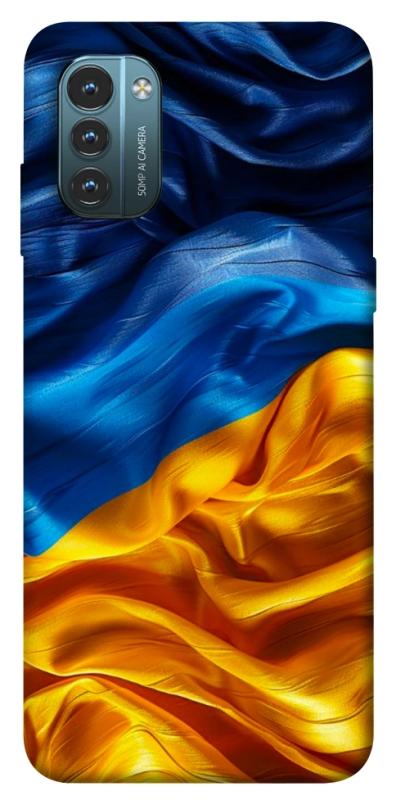 Чохол itsPrint Flag material для Nokia G21, love ukraine, купити оптом з доставкою