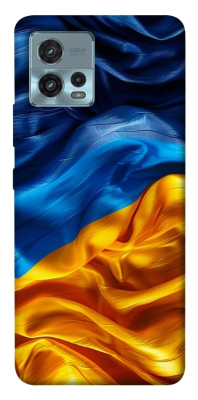 Чохол itsPrint Flag material для Motorola Moto G72, love ukraine, купити оптом з доставкою