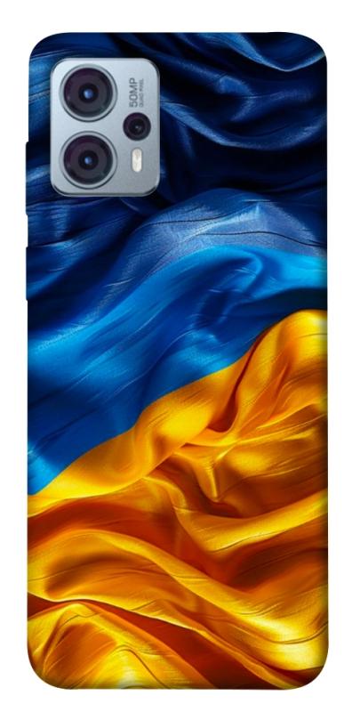 Чохол itsPrint Flag material для Motorola Moto G23, love ukraine, купити оптом з доставкою