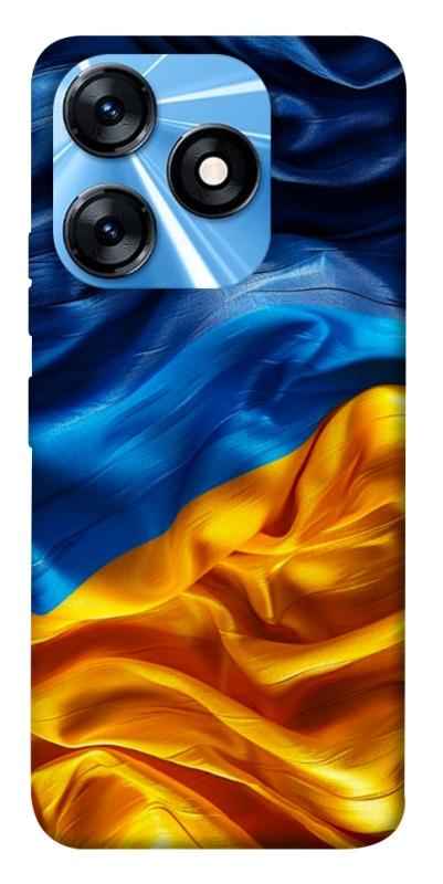 Чохол itsPrint Flag material для TECNO Spark 10 Pro, love ukraine, купити оптом з доставкою