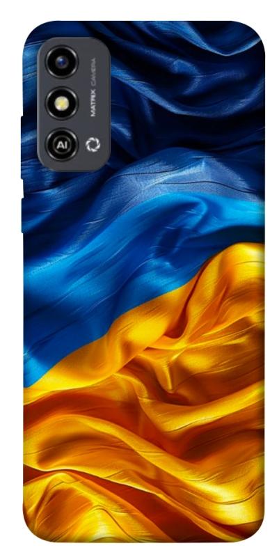 Чохол itsPrint Flag material для ZTE Blade A53, love ukraine, купити оптом з доставкою