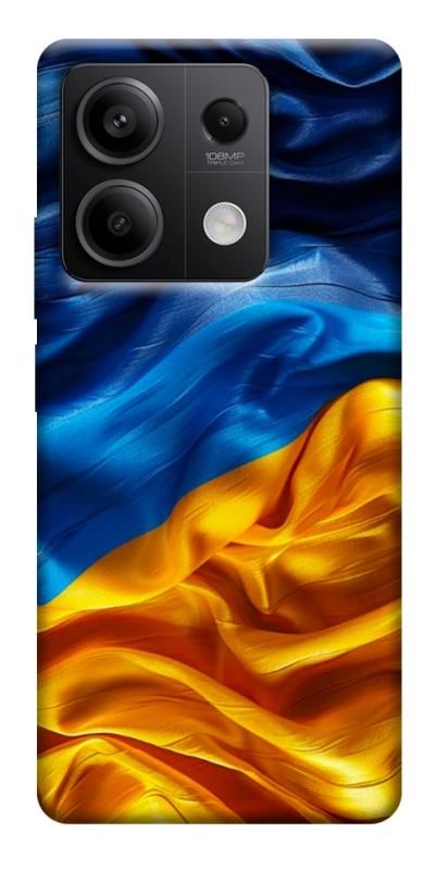Чохол itsPrint Flag material для Xiaomi Redmi Note 13 5G, love ukraine, купити оптом з доставкою