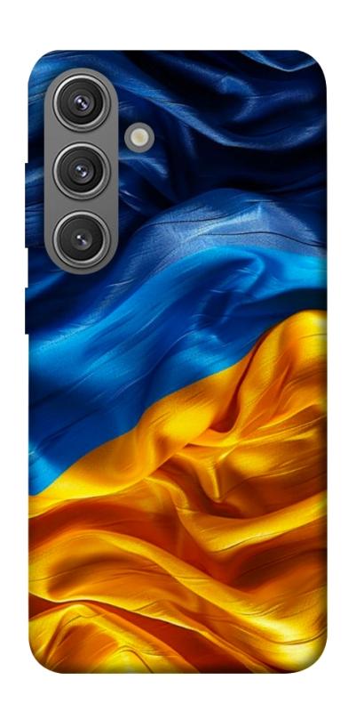 Чохол itsPrint Flag material для Samsung Galaxy S24+, love ukraine, купити оптом з доставкою