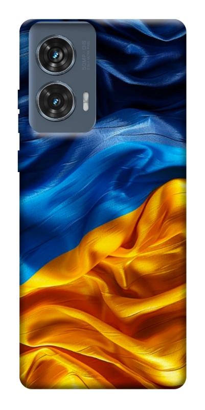 Чохол itsPrint Flag material для Motorola Edge 50 Fusion, love ukraine, купити оптом з доставкою