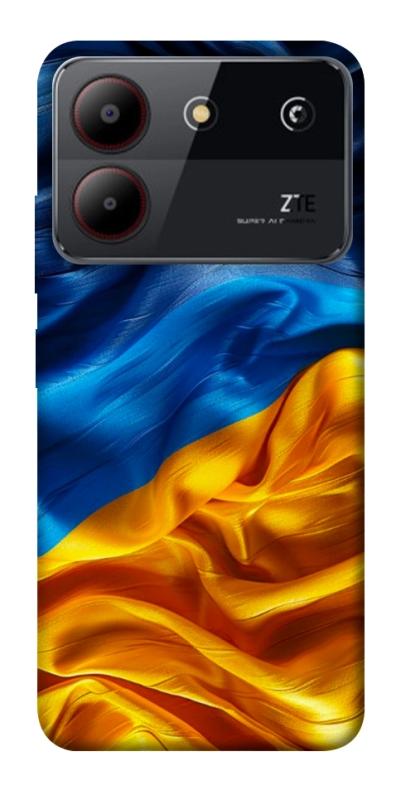 Чохол itsPrint Flag material для ZTE Blade A54 4G, love ukraine, купити оптом з доставкою