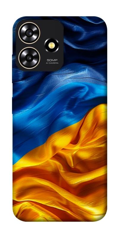 Чохол itsPrint Flag material для ZTE Blade A73 4G, love ukraine, купити оптом з доставкою