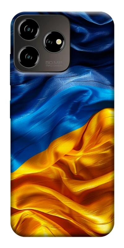 Чохол itsPrint Flag material для ZTE Blade V50 Desing 4G, love ukraine, купити оптом з доставкою