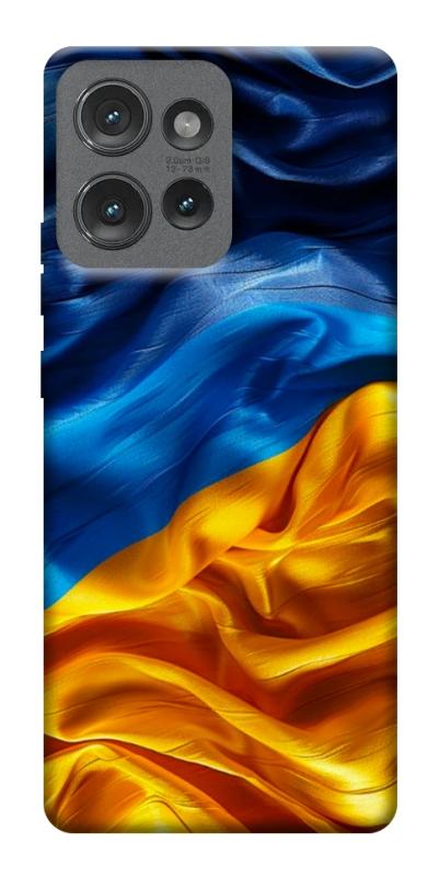 Чохол itsPrint Flag material для Motorola Edge 50, love ukraine, купити оптом з доставкою