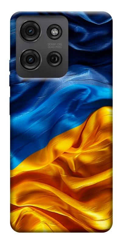 Чохол itsPrint Flag material для Motorola Moto G75 5G, love ukraine, купити оптом з доставкою