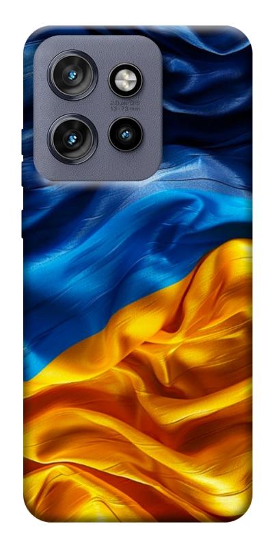 Чохол itsPrint Flag material для Motorola Edge 50 Neo, love ukraine, купити оптом з доставкою
