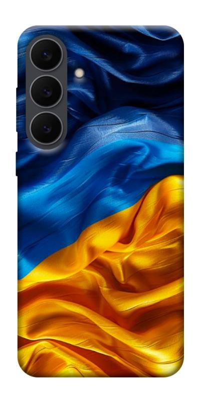 Чохол itsPrint Flag material для Samsung Galaxy S25 FE, love ukraine, купити оптом з доставкою