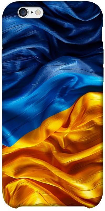 Чохол itsPrint Flag material для Apple iPhone 6/6s plus (5.5"), love ukraine, купити оптом з доставкою