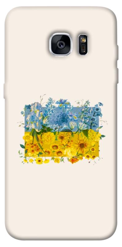 Чохол itsPrint Flower flag для Samsung G935F Galaxy S7 Edge, love ukraine, купити оптом з доставкою