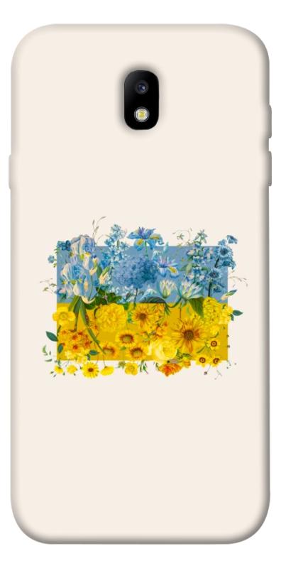 Чохол itsPrint Flower flag для Samsung J730 Galaxy J7 (2017), love ukraine, купити оптом з доставкою