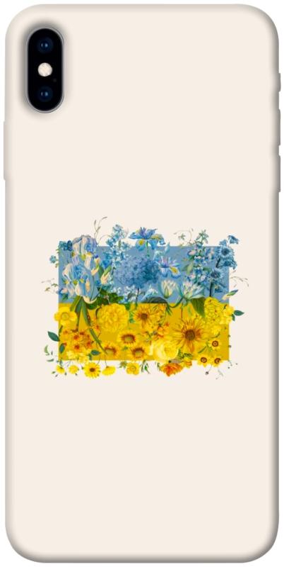 Чохол itsPrint Flower flag для Apple iPhone X (5.8"), love ukraine, купити оптом з доставкою