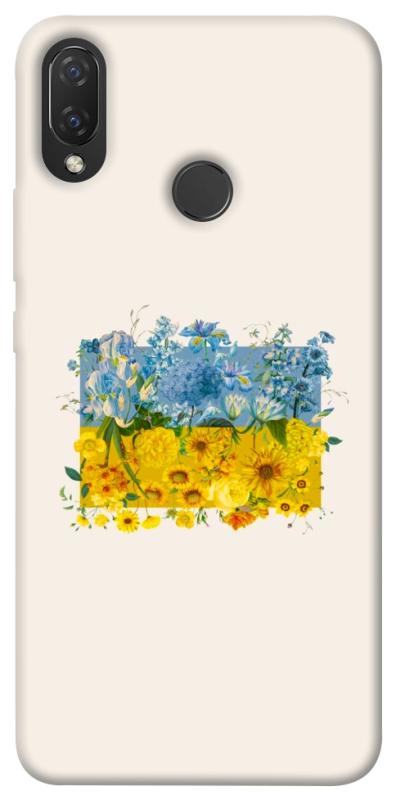Чохол itsPrint Flower flag для Huawei P Smart+ (nova 3i), love ukraine, купити оптом з доставкою
