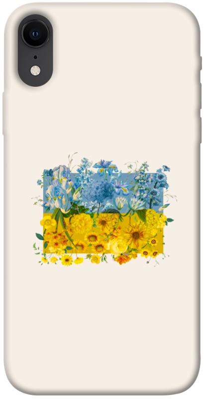 Чохол itsPrint Flower flag для Apple iPhone XR (6.1"), love ukraine, купити оптом з доставкою