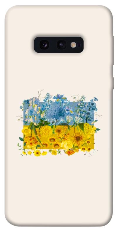 Чохол itsPrint Flower flag для Samsung Galaxy S10e, love ukraine, купити оптом з доставкою