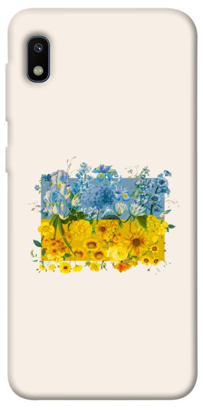 Чохол itsPrint Flower flag для Samsung Galaxy A10 (A105F), love ukraine, купити оптом з доставкою