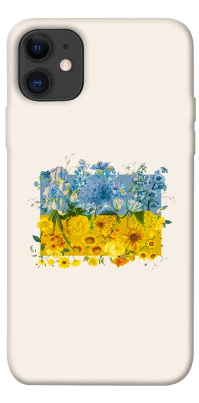 Чохол itsPrint Flower flag для Apple iPhone 11 (6.1"), love ukraine, купити оптом з доставкою