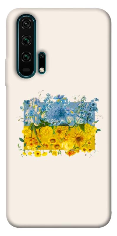 Чохол itsPrint Flower flag для Huawei Honor 20 Pro, love ukraine, купити оптом з доставкою
