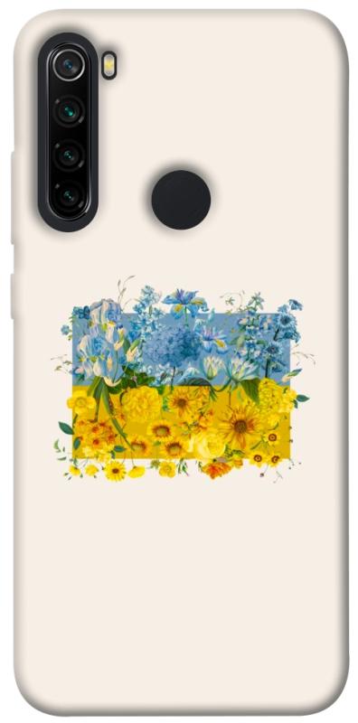 Чохол itsPrint Flower flag для Xiaomi Redmi Note 8, love ukraine, купити оптом з доставкою