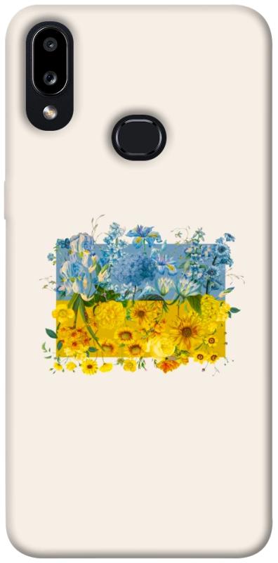 Чохол itsPrint Flower flag для Samsung Galaxy A10s, love ukraine, купити оптом з доставкою