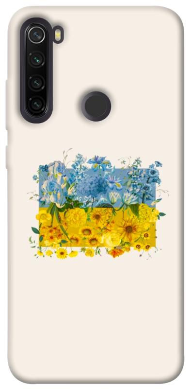 Чохол itsPrint Flower flag для Xiaomi Redmi Note 8T, love ukraine, купити оптом з доставкою
