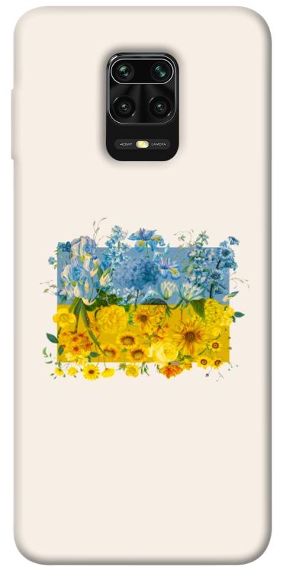 Чохол itsPrint Flower flag для Xiaomi Redmi Note 9s / Note 9 Pro / Note 9 Pro Max, love ukraine, купити оптом з доставкою