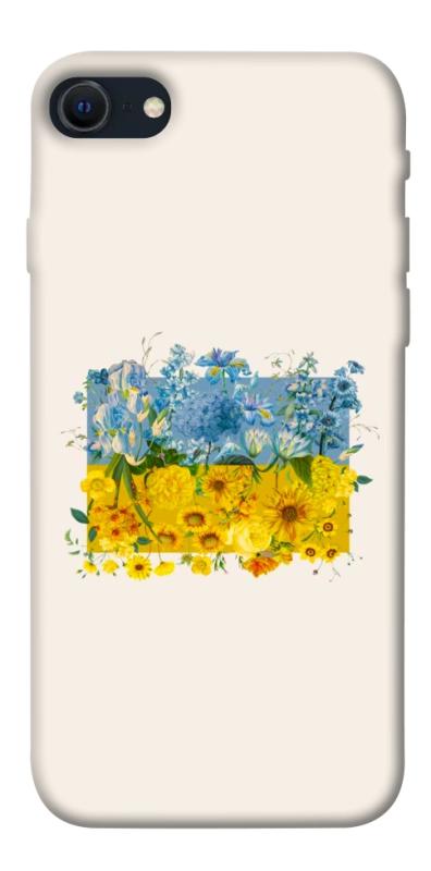 Чохол itsPrint Flower flag для Apple iPhone SE (2020), love ukraine, купити оптом з доставкою