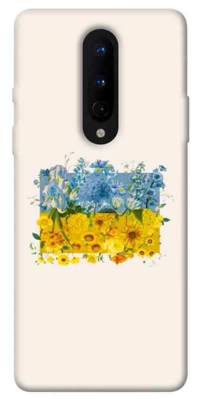 Чохол itsPrint Flower flag для OnePlus 8, love ukraine, купити оптом з доставкою