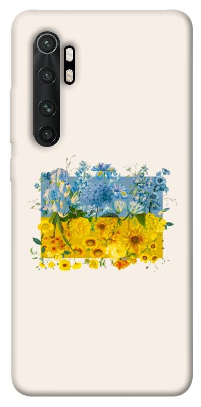 Чохол itsPrint Flower flag для Xiaomi Mi Note 10 Lite, love ukraine, купити оптом з доставкою