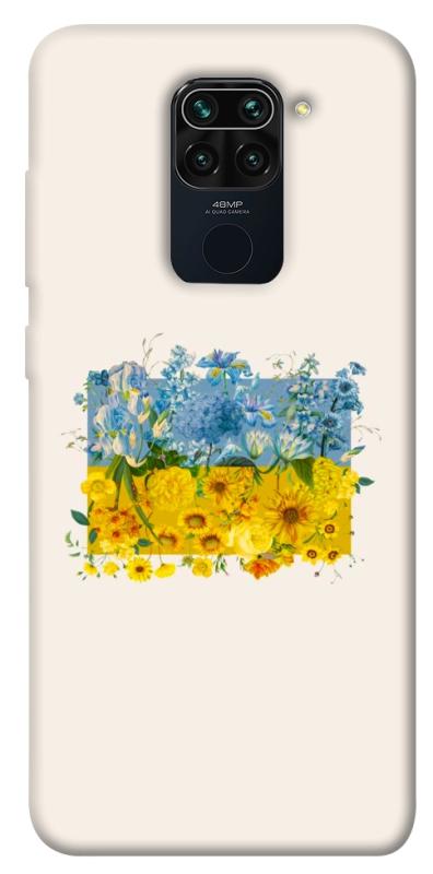 Чохол itsPrint Flower flag для Xiaomi Redmi Note 9 / Redmi 10X, love ukraine, купити оптом з доставкою