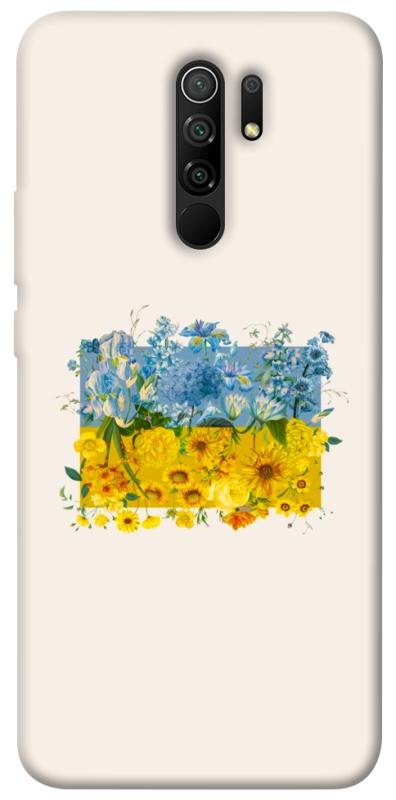 Чохол itsPrint Flower flag для Xiaomi Redmi 9, love ukraine, купити оптом з доставкою
