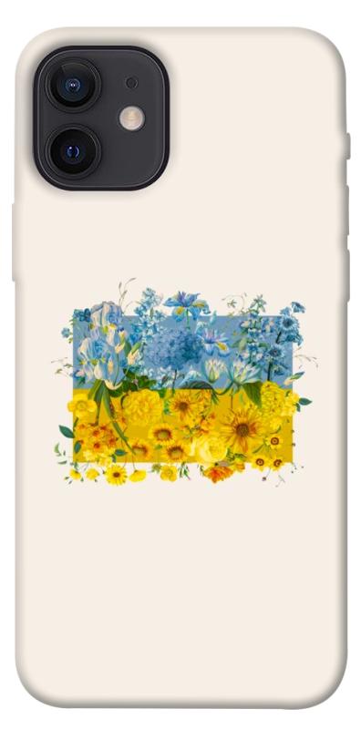 Чохол itsPrint Flower flag для Apple iPhone 12 Pro (6.1"), love ukraine, купити оптом з доставкою