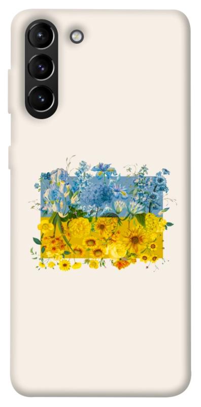 Чохол itsPrint Flower flag для Samsung Galaxy S21+, love ukraine, купити оптом з доставкою