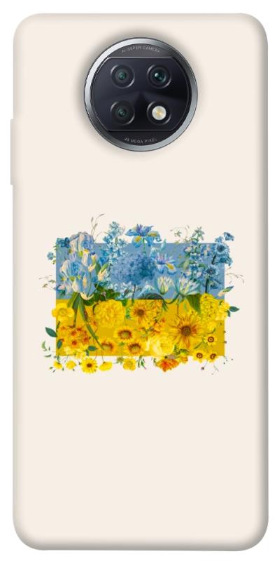 Чохол itsPrint Flower flag для Xiaomi Redmi Note 9 5G / Note 9T, love ukraine, купити оптом з доставкою