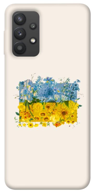 Чохол itsPrint Flower flag для Samsung Galaxy A32 (A325F) 4G, love ukraine, купити оптом з доставкою