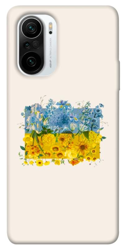 Чохол itsPrint Flower flag для Xiaomi Redmi K40 / K40 Pro / K40 Pro+ / Poco F3, love ukraine, купити оптом з доставкою