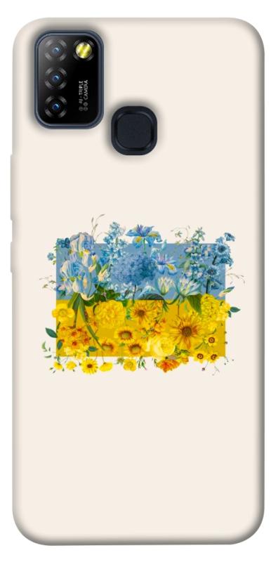 Чохол itsPrint Flower flag для Infinix Hot 10 Lite, love ukraine, купити оптом з доставкою