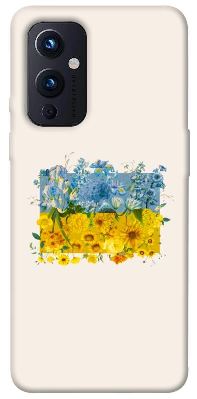 Чохол itsPrint Flower flag для OnePlus 9, love ukraine, купити оптом з доставкою