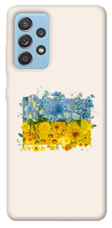 Чохол itsPrint Flower flag для Samsung Galaxy A52 4G / A52 5G, love ukraine, купити оптом з доставкою