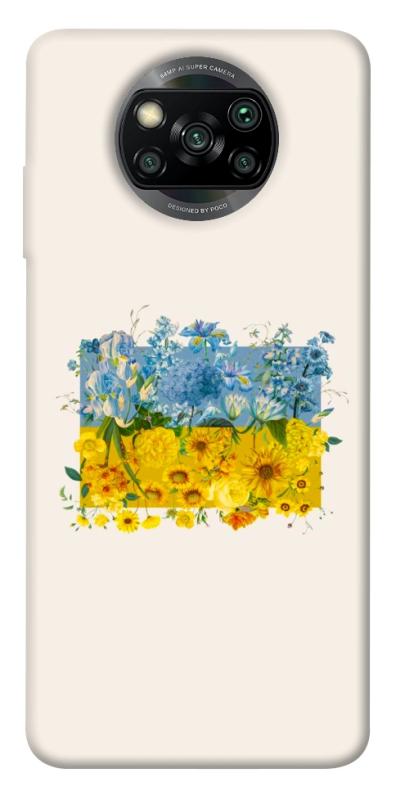 Чохол itsPrint Flower flag для Xiaomi Poco X3 NFC / Poco X3 Pro, love ukraine, купити оптом з доставкою