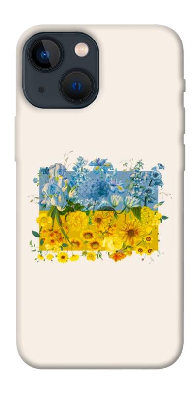 Чохол itsPrint Flower flag для Apple iPhone 13 mini (5.4"), love ukraine, купити оптом з доставкою