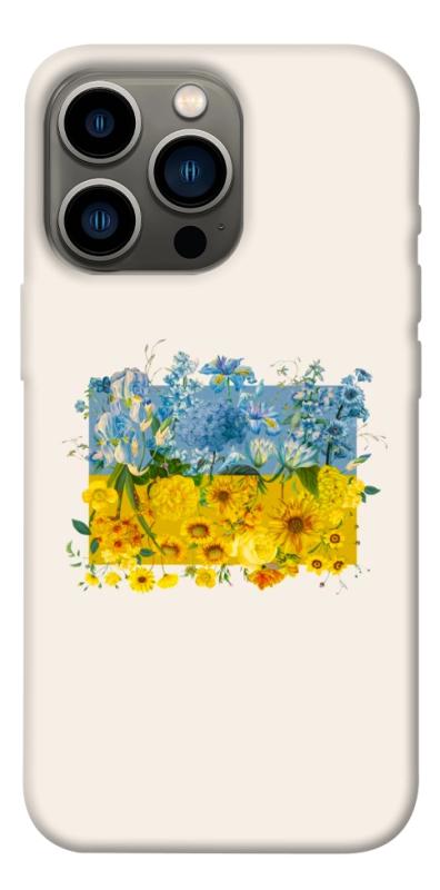 Чохол itsPrint Flower flag для Apple iPhone 13 Pro (6.1"), love ukraine, купити оптом з доставкою