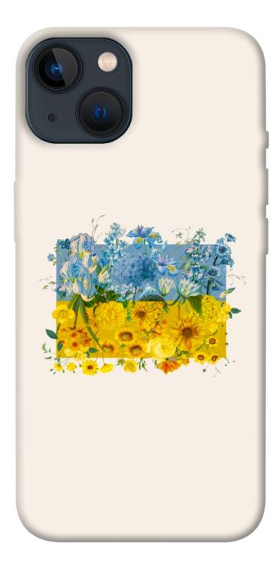 Чохол itsPrint Flower flag для Apple iPhone 13 (6.1"), love ukraine, купити оптом з доставкою