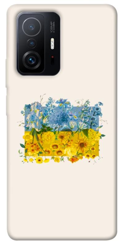 Чохол itsPrint Flower flag для Xiaomi 11T / 11T Pro, love ukraine, купити оптом з доставкою